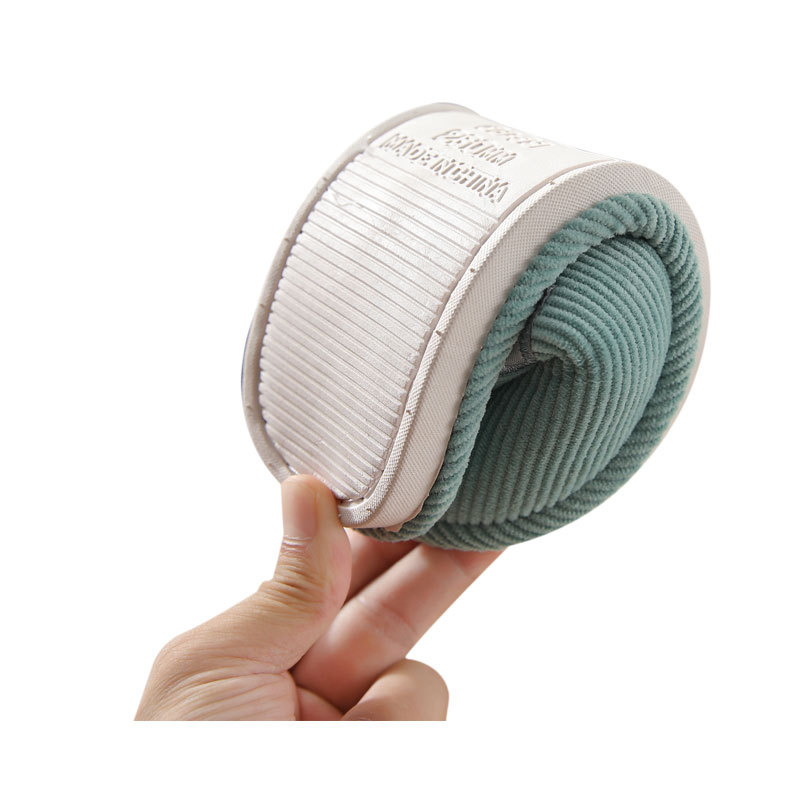Autumn and Winter Corduroy Cotton Slippers Unisex Indoor Home Non-Slip Guest Slippers Household Baotou Home Moon Shoes