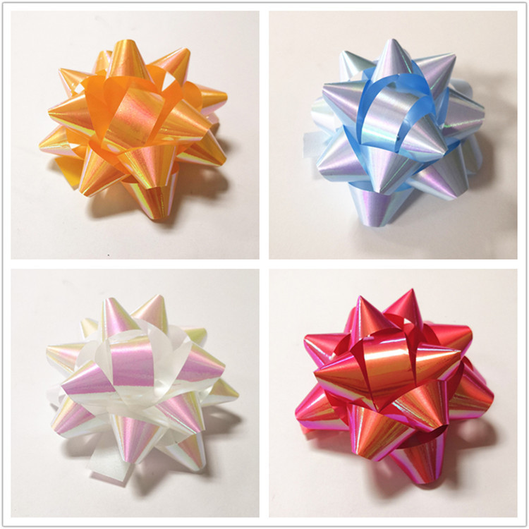 ウェディング用品レインボーカラーリボン星花礼花2インチリボン花クリスマスプレゼント包装ギフトボックス装飾|undefined