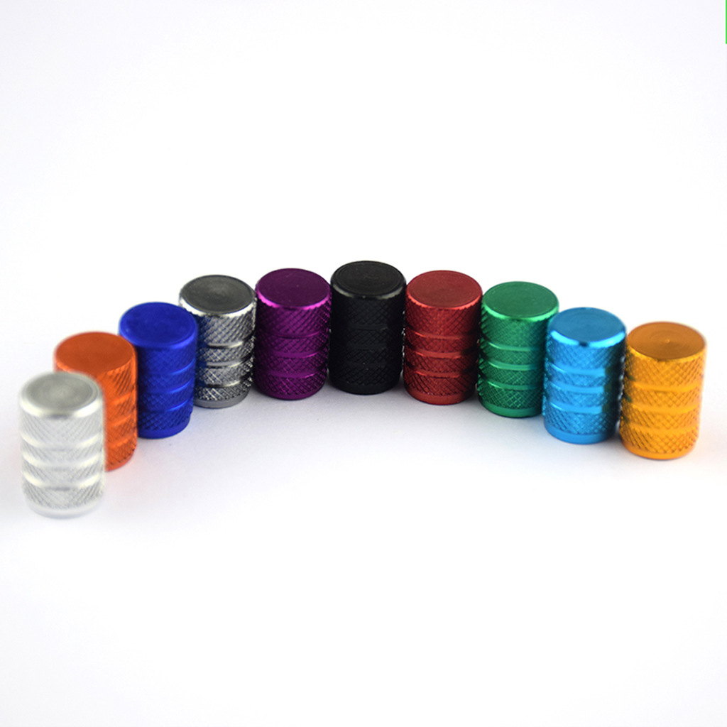 Aluminum alloy color American air nozzle cap car tire valve cap car dust cap spot