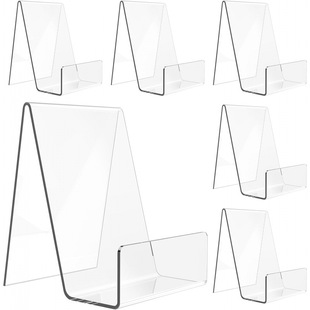 In stock cross-border book stand acrylic display stand transparent bookshelf shopping mall library book stand