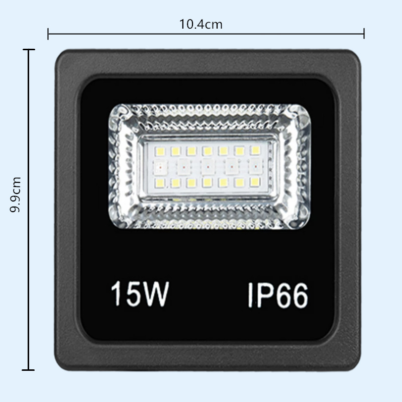Cross-border supply 15W Bluetooth floodlight app floodlight outdoor courtyard advertising Villa stage Bluetooth floodlight