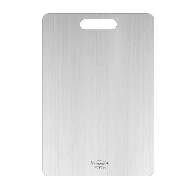 Stainless Steel Cutting Board Double-sided Kitchen Household Anti-mildew Cutting Board Vegetable Cutting Commercial Kneading Surface Cutting Fruit Cutting Board Rolling Board