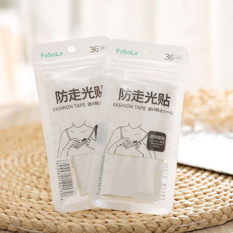 Shirt Shoulder Strap Sling Skirt Artifact Anti-Light Sticker Nearline Clothes Chest Seamless Invisible Anti-Slip Sticker