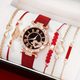 Simple Jewelry Fashion Joker Necklace Bracelet Ring Earrings suit Watch Accessories