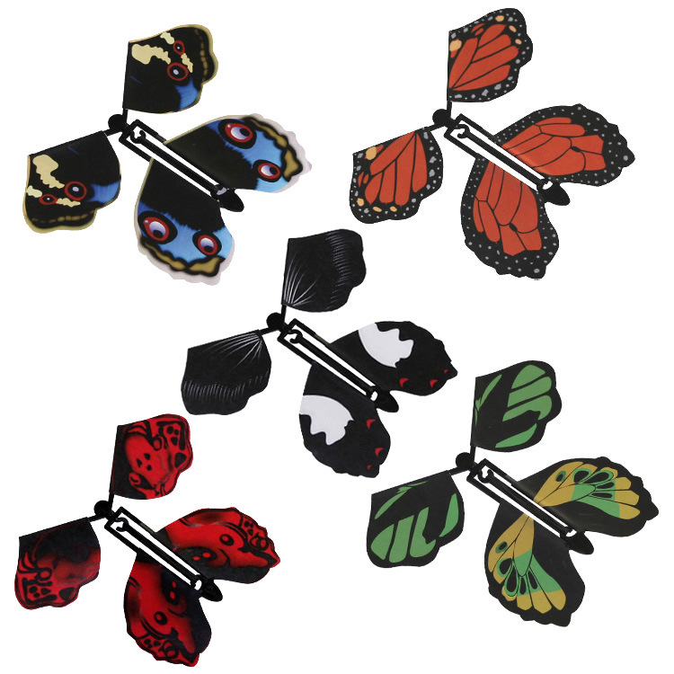 Сеть Red Magic Butterfly Butterfly Butterfly Творческий пластик Новая странная игрушка-бабочка на день рождения подарок волшебный реквизит