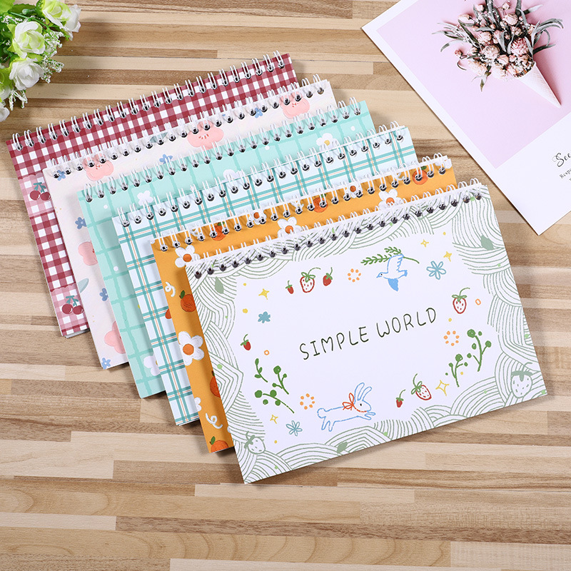 Small fresh Journal loose-leaf release book A5 coil release book multiple paper coil Journal tape collection book