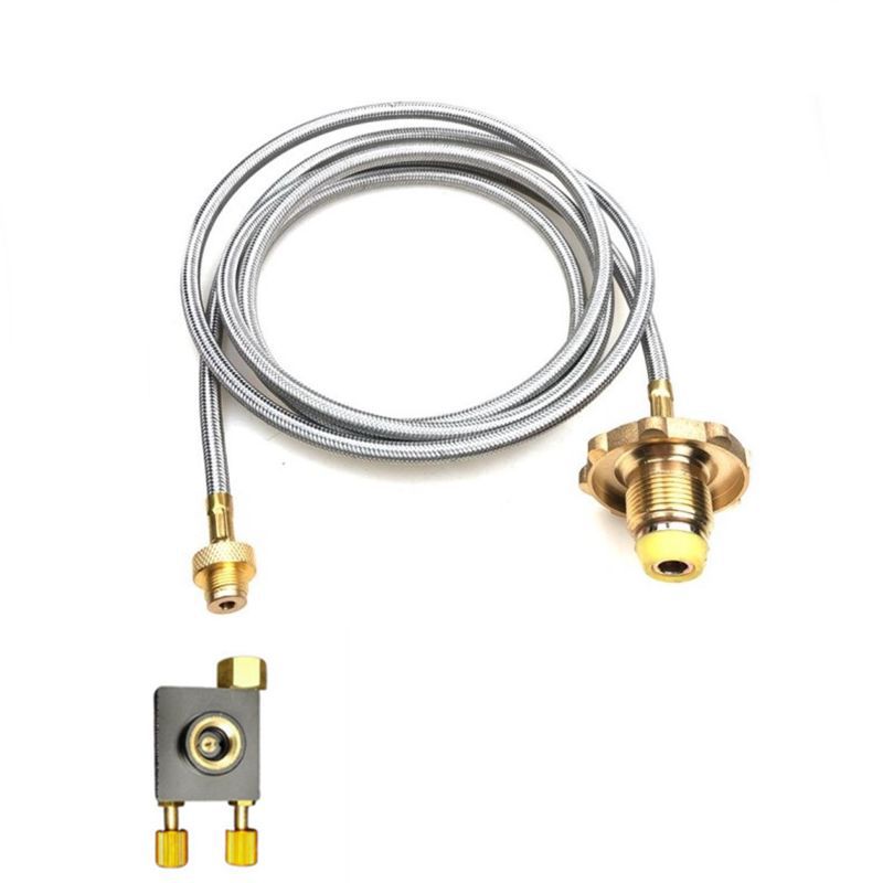 Cassette long flat gas tank charging and discharging body vent charging valve liquefied gas bridge adapter connecting pipeline