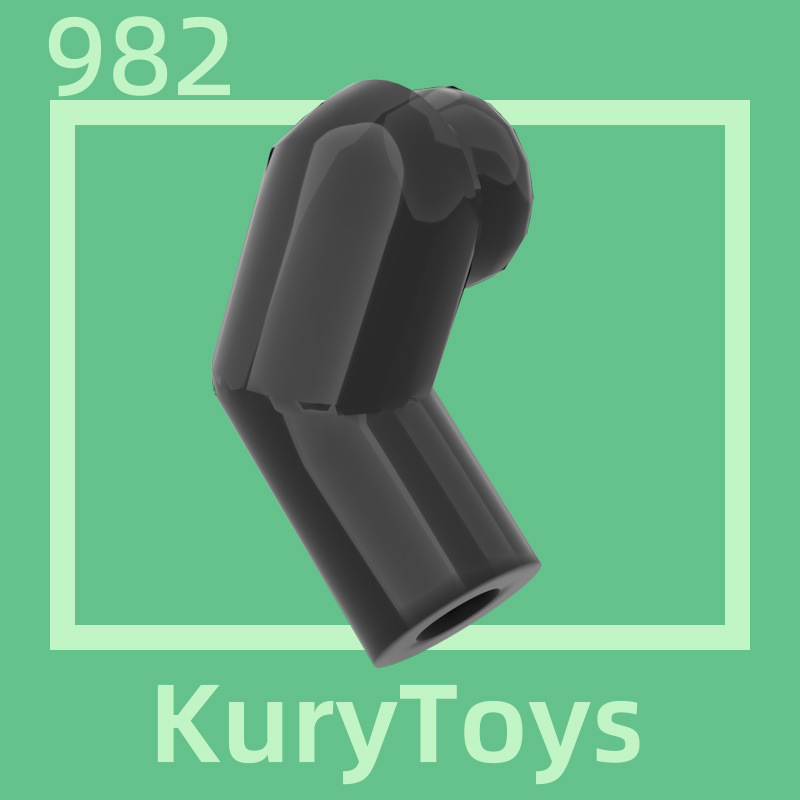 KURY/Kairui Small Particle Building Blocks DIY Parts Compatible with 982 Man Body Parts MOC