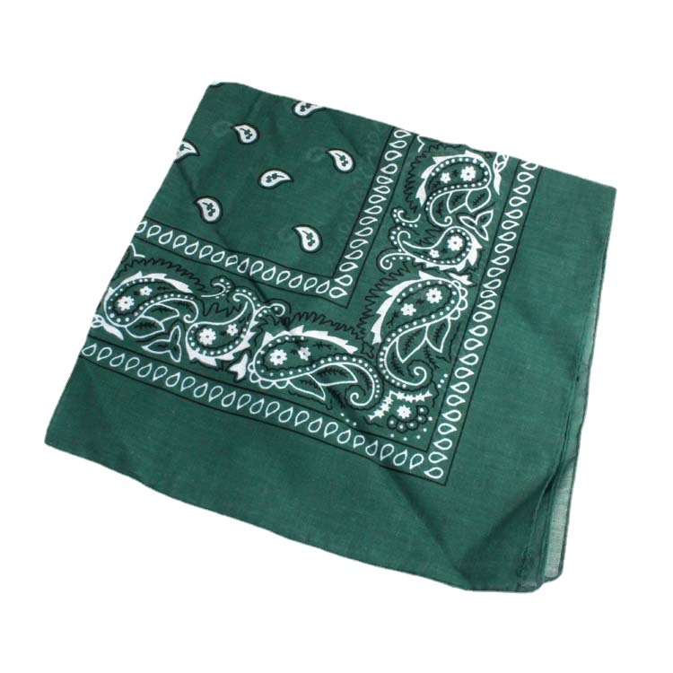 ins Cross-border European and American Cashew Flower Amoeba Hip-hop Square Scarf Male and Female Sports Street Dance Riding Magic Headscarf