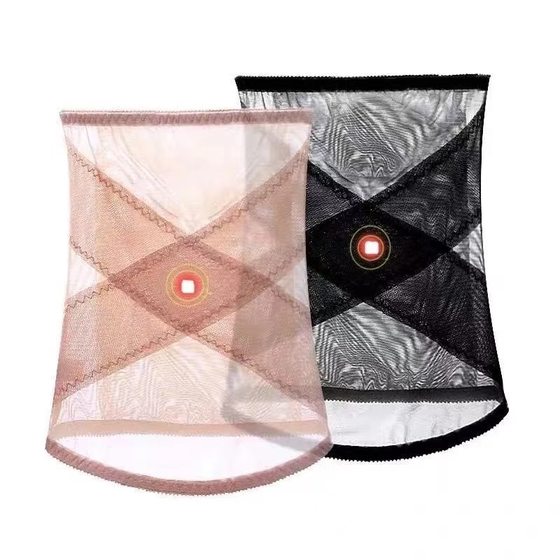 Postpartum Belly Belt Breathable High Waist Anti-Roll Recovery Belly Reducing Gauze Body Shaping Body Beauty Belt Women's Waist Seal Clip