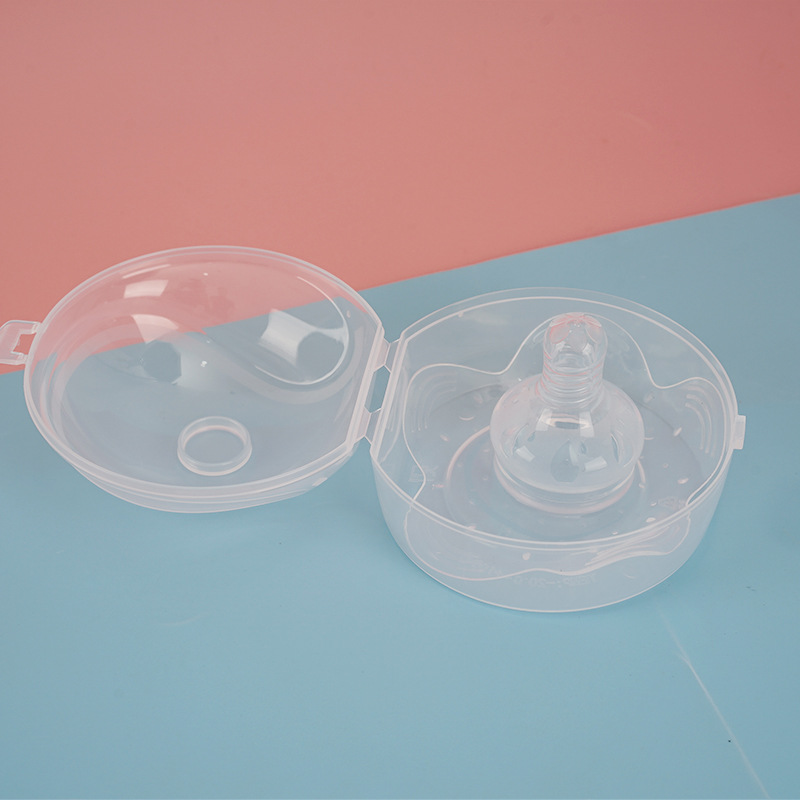 Baby Children's Full Silicone Breast Protection Pad Nipple Breast Protection Pad Breast-feeding Anti-overflow Pad Portable Nipple Protection Pad