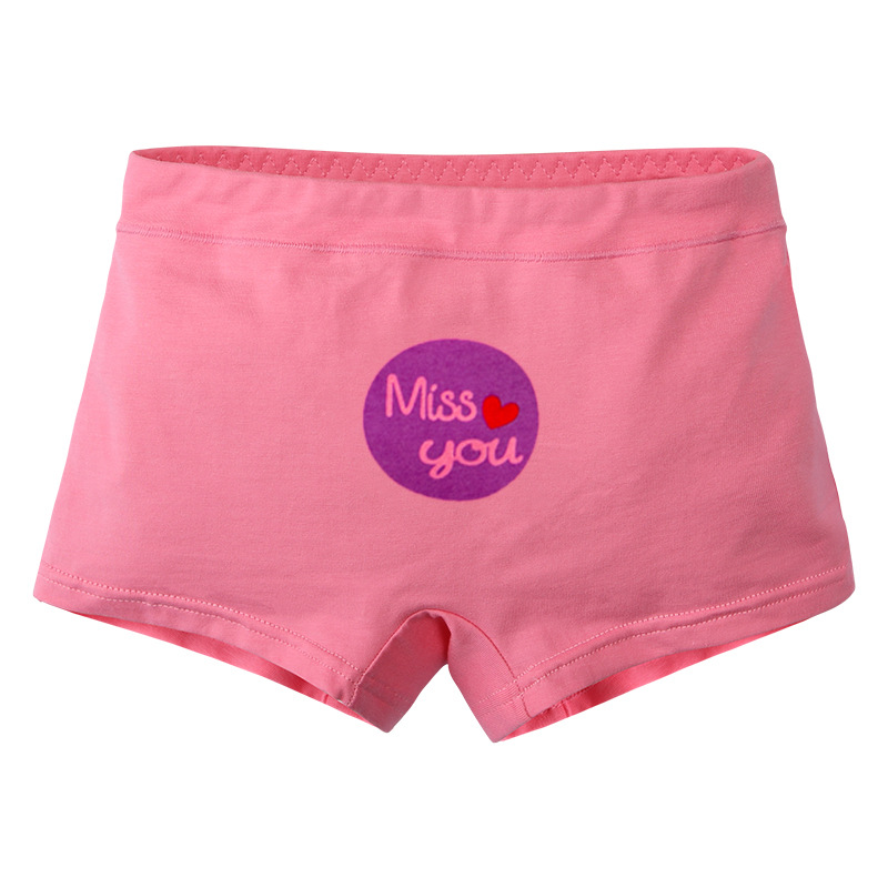 Children's underwear girls' cotton big children girls' underwear pure cotton boxer class a children's primary school shorts 3095