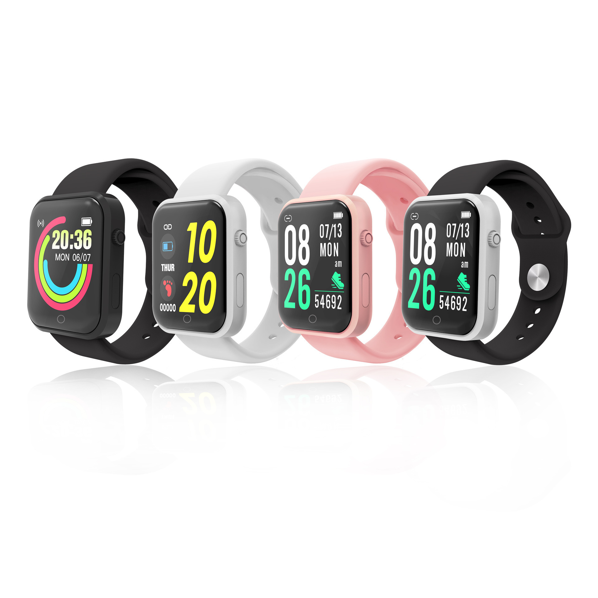 New T500 PRO smart bracelet motion detection heart rate blood pressure bluetooth watch step message reminder gift
