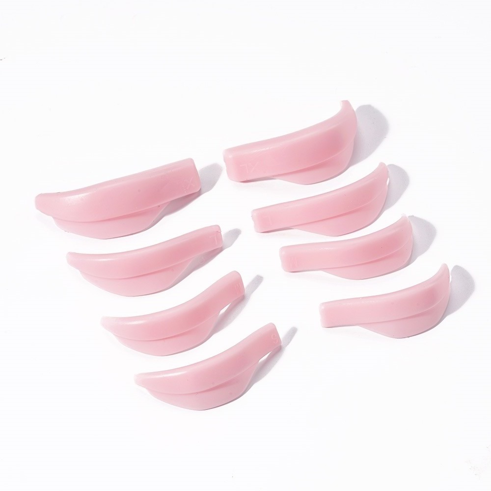 Cross-border eyelash perm Kwai edge patch new keratin cold perm eyelash auxiliary tool multi-color silicone patch wholesale