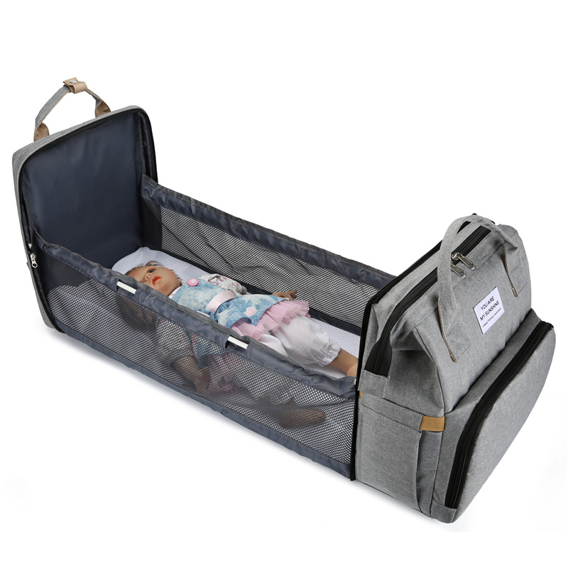 妈咪包母婴包床包2023新款多功能轻便旅行便携式婴儿床童车包床垫