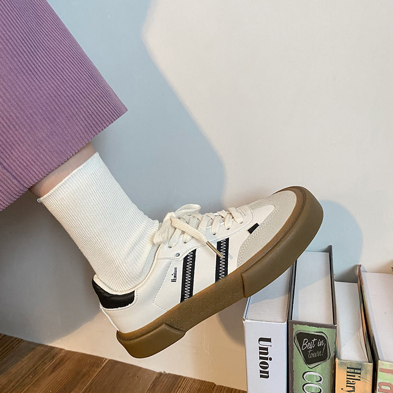 2022 new retro ins brown leather German training daily student basic classic all-matching sneakers