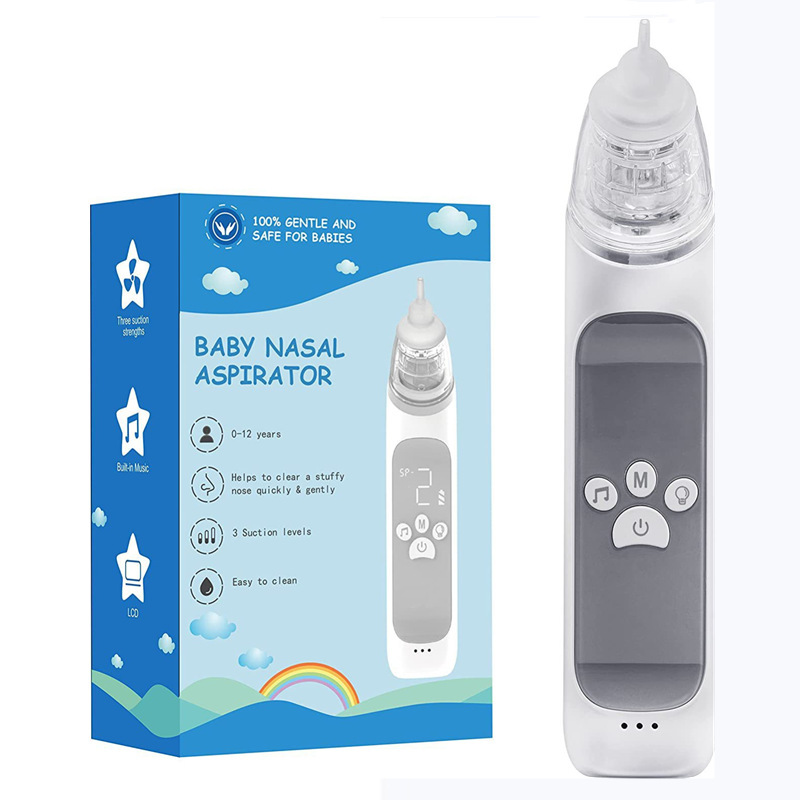 Cross-border Explosions Baby Electric Nasal Suction Children Suck Nose Cleaning Bose Colorful Music Baby Nasal Suction