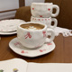 Double line bow cup and saucer
