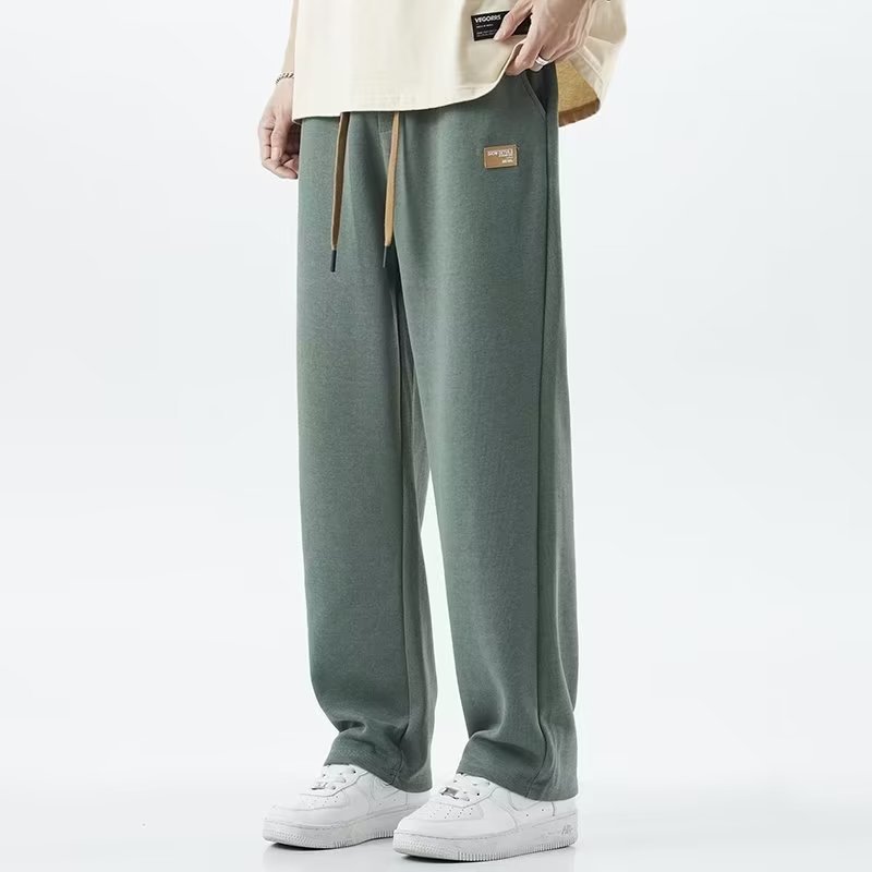 Cross-border Japanese casual pants men's retro High Street straight wide-leg casual pants new fashion trendy draping pants