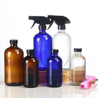 480mlpet Set Press Boston Glass Bottle Shampoo Bottle Body Soap Hand Sanitizer Split Empty Bottle