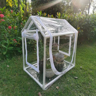 Cross-border direct supply roof-style flower rack multi-meat greenhouse insulation greenhouse PVC fully transparent plant growth tent