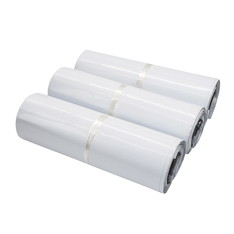 Spot white express packaging bag thickened 28 42 waterproof SF new material large bag wholesale express bag