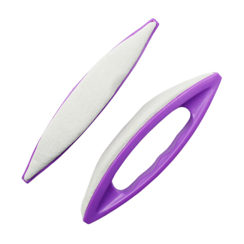 Nail tools sheepskin file purple polishing sheepskin rub nail care supplies matching polishing wax suit tools