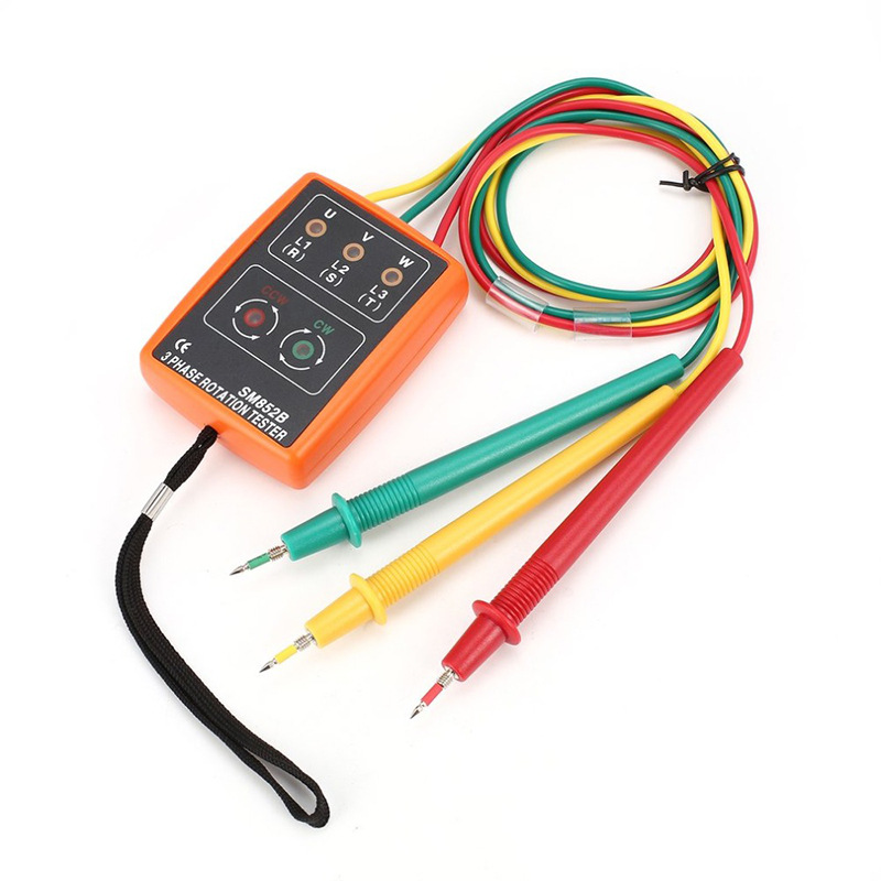 Factory supply new LCD digital display phase sequence meter three-phase AC phase meter phase detector phase meter
