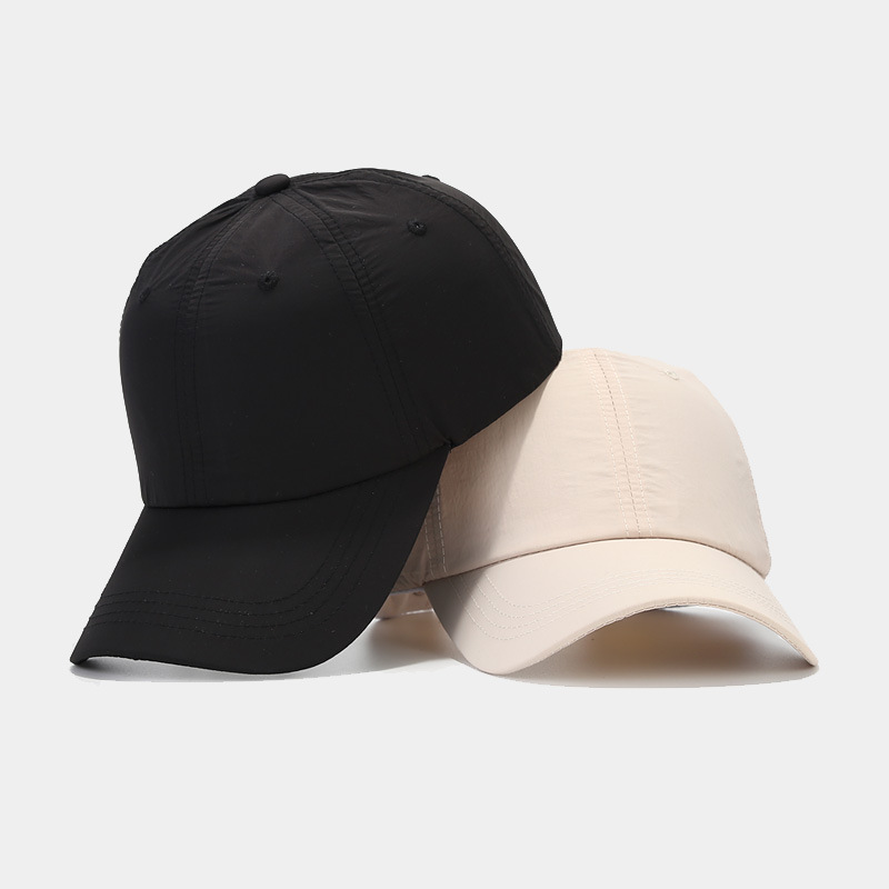 Korean Style New Style Breathable Waterproof Quick-drying Baseball Cap Men's and Women's Japanese Style Simple Fresh Style Cap Travel Sun Hat