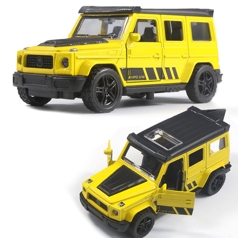 Huili bulk alloy car model open door children's toy car boy cake ornaments decoration wholesale generation