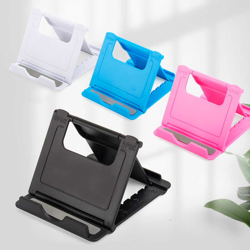 Mobile Phone Stand Tablet Desktop Stand Simple Folding Support Creative Small Stand Gift LOGO