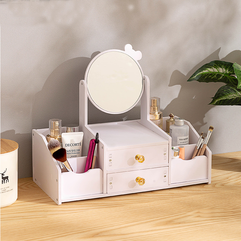 Cross-border Cosmetics Storage Box Advanced Desktop Household Large Capacity Skin Care Storage Rack Drawer-type Storage Rack
