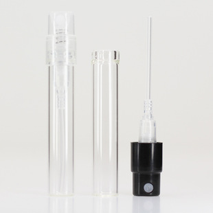 Perfume spray bottle 1.5ml1.8ml split bottle external pump bayonet glass sample perfume bottle glass bottle
