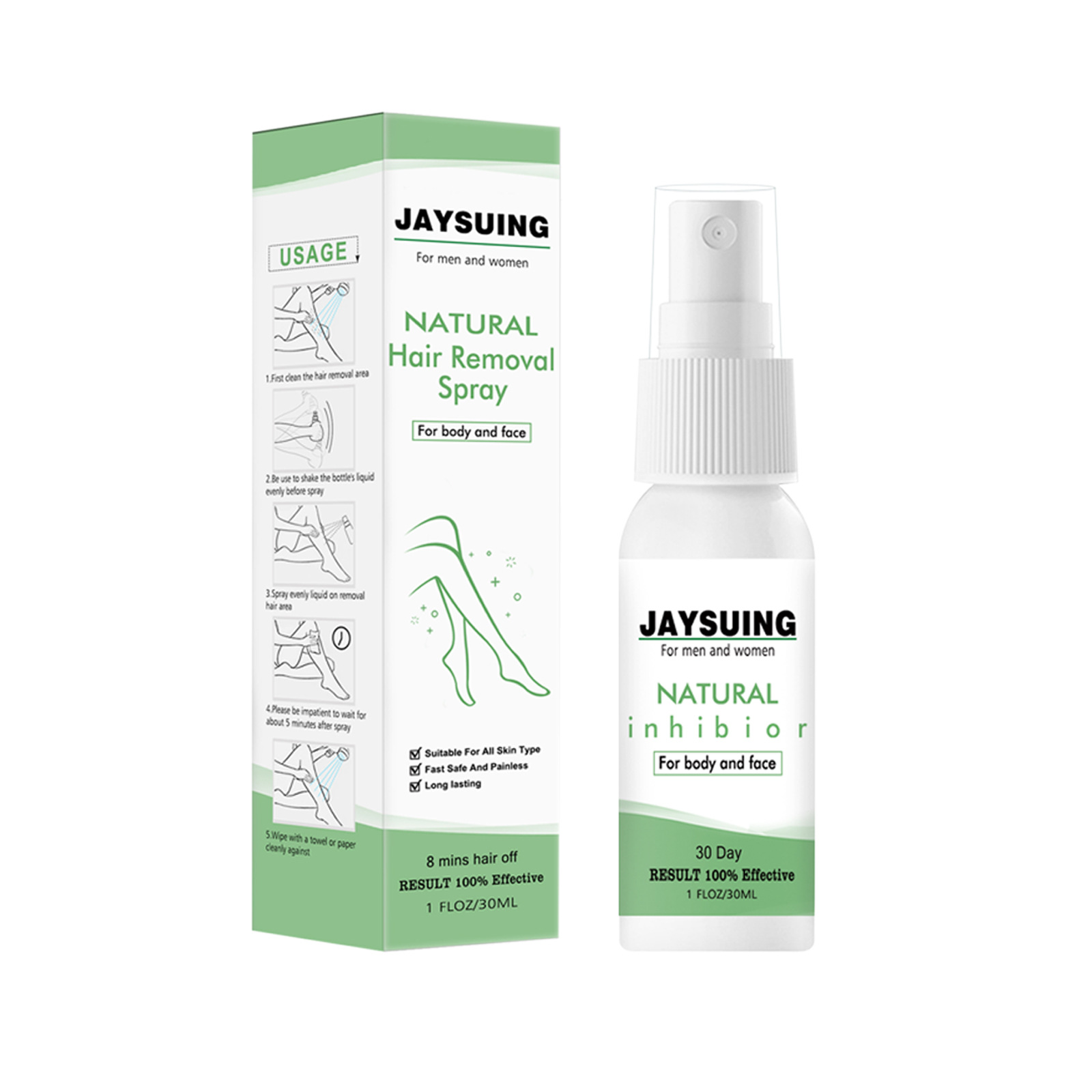 Jaysuing hair removal spray foam armpit leg hair smooth delicate Gentle Hair Removal spray cleaning care