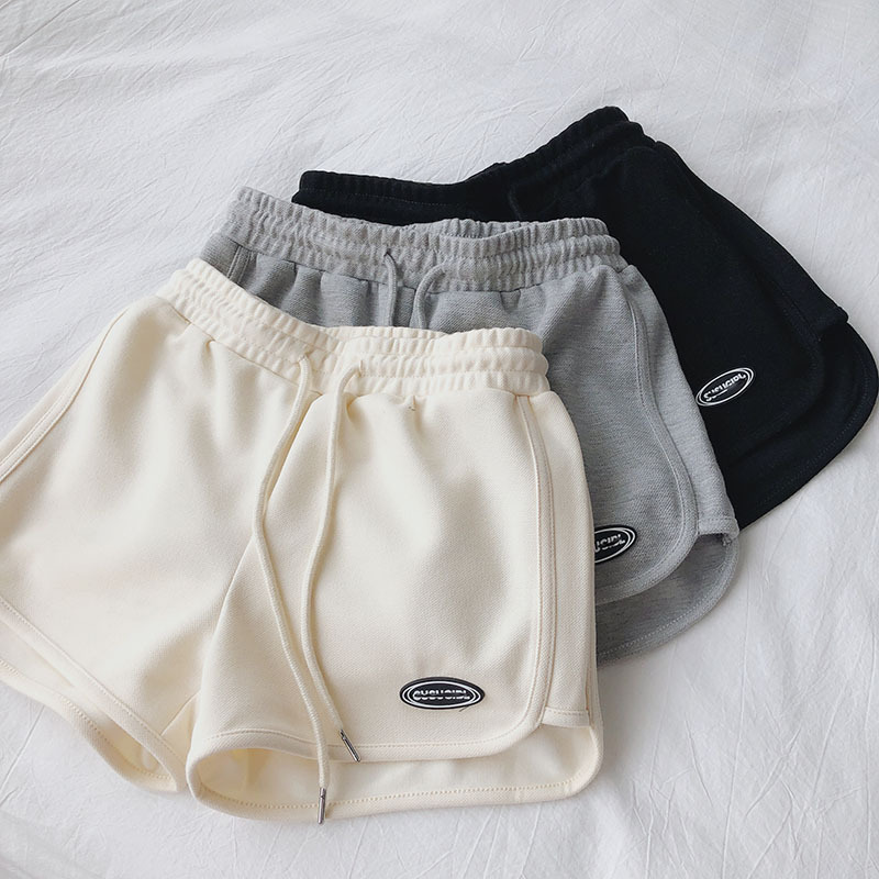 Sports shorts women's summer new fashion hot girl high waist loose student slimming hot pants casual girl wide leg pants