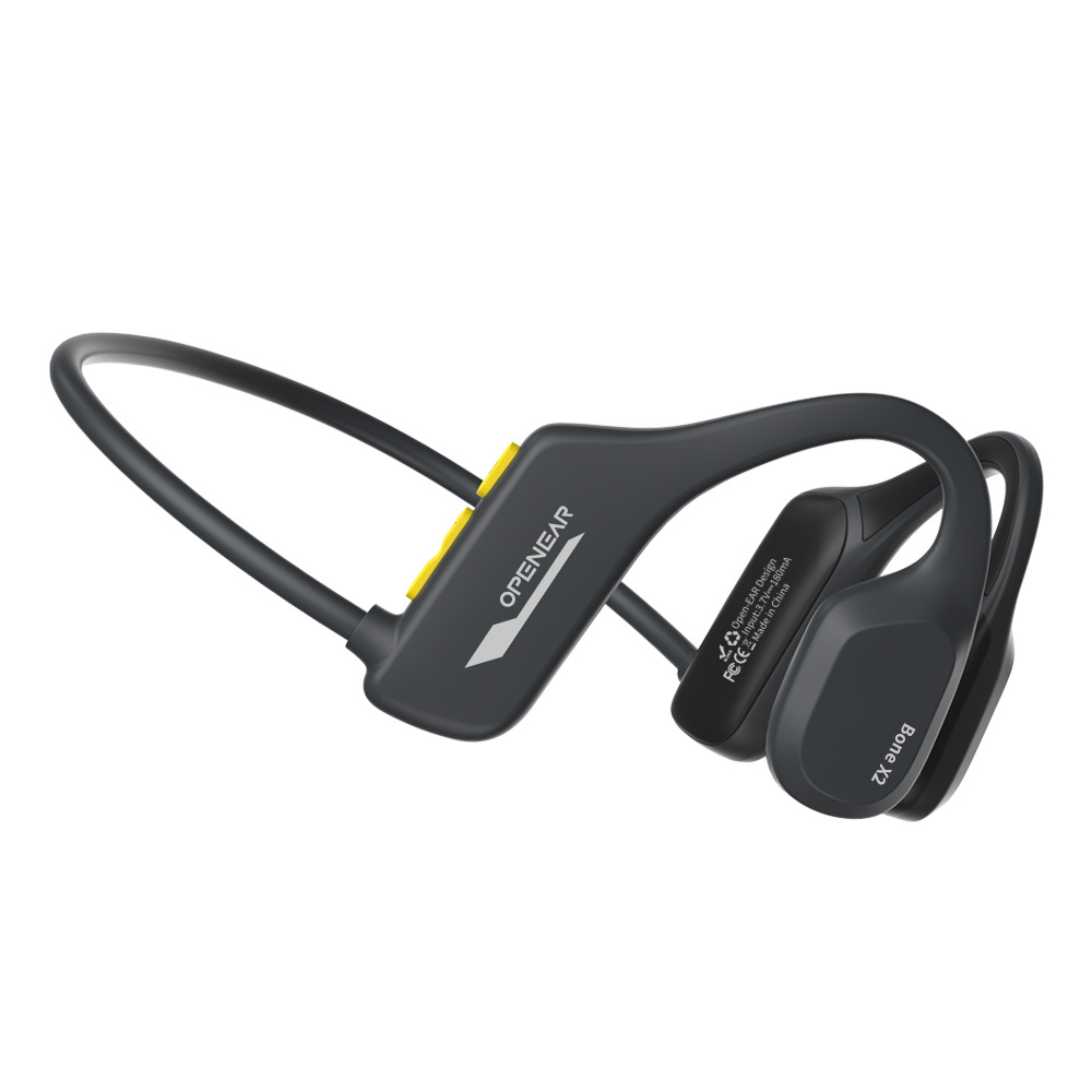 Noise Reduction Ear-Hanging Wireless Waterproof Sports Running Swimming Bone Conduction Private Model Bluetooth Headset Deep Waterproof