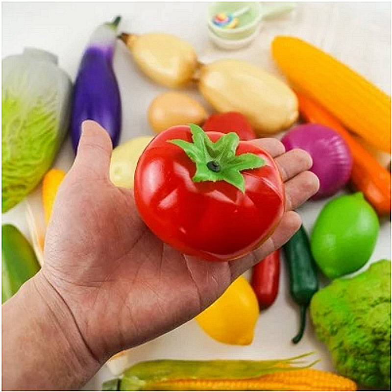 Simulation vegetable model photo props kitchen decoration ornaments physical teaching aids fruit and vegetable early education simulation Chili