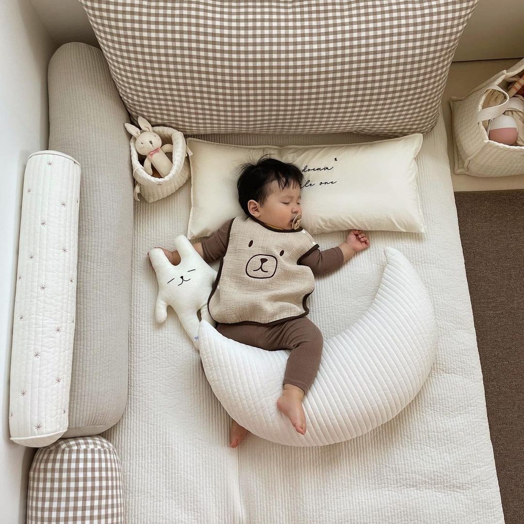 Pillow Baby's Sleeping Pillow Children's Sleeping Pillow Newborn Summer Cushion Pillow Girl's Pure Cotton Cute Pillow