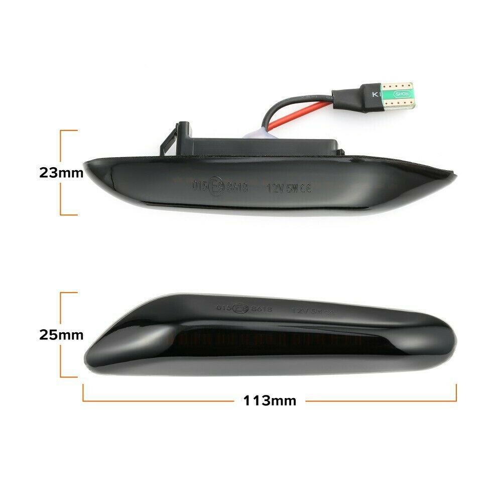 Suitable for BMW 1/3/5 series running water Leaf Plate side light side turn signal
