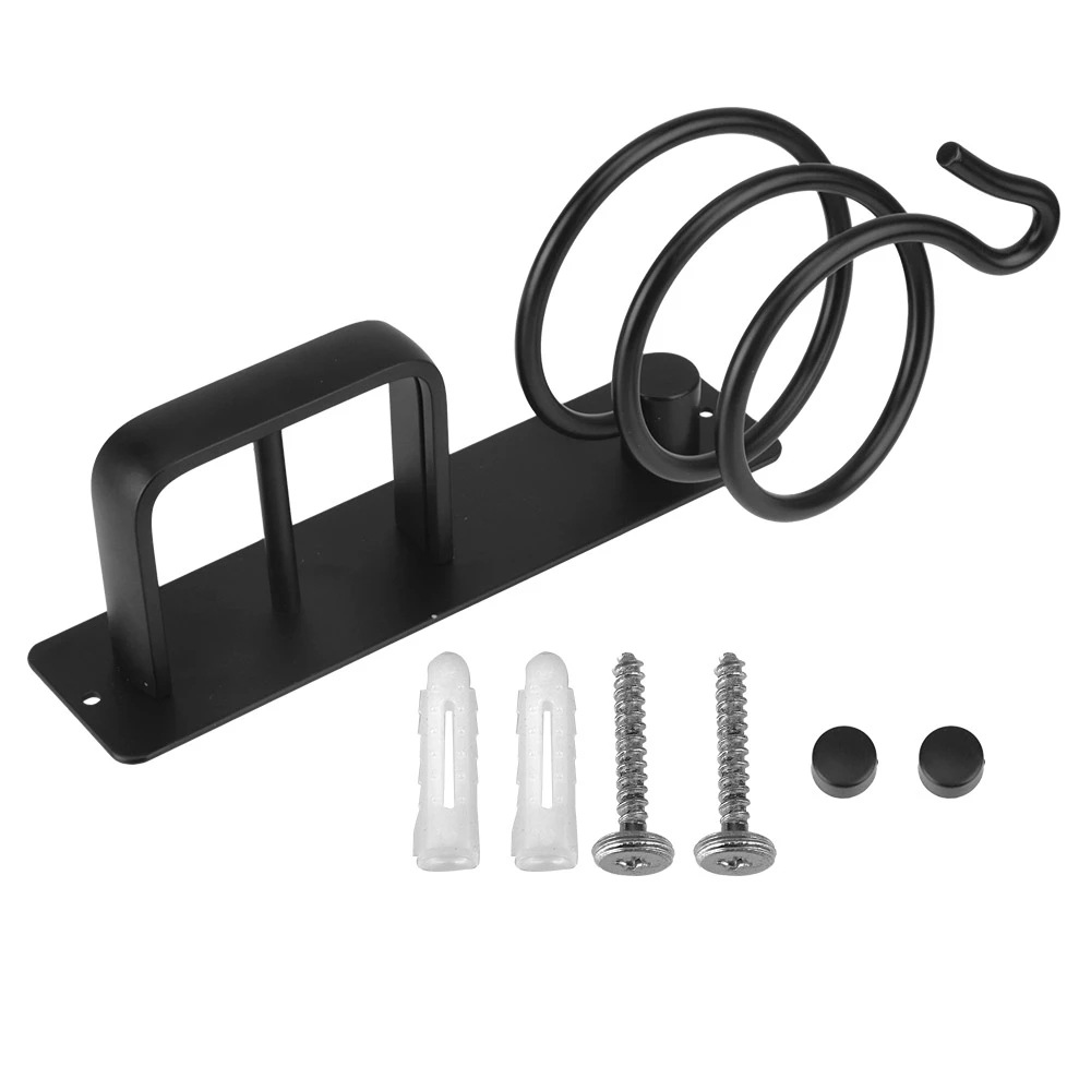 Punch-free Electric Hair Dryer Shelf Wall-mounted Rack Splint Rack Bathroom Storage Rack Bathroom Storage Toilet Drum Rack