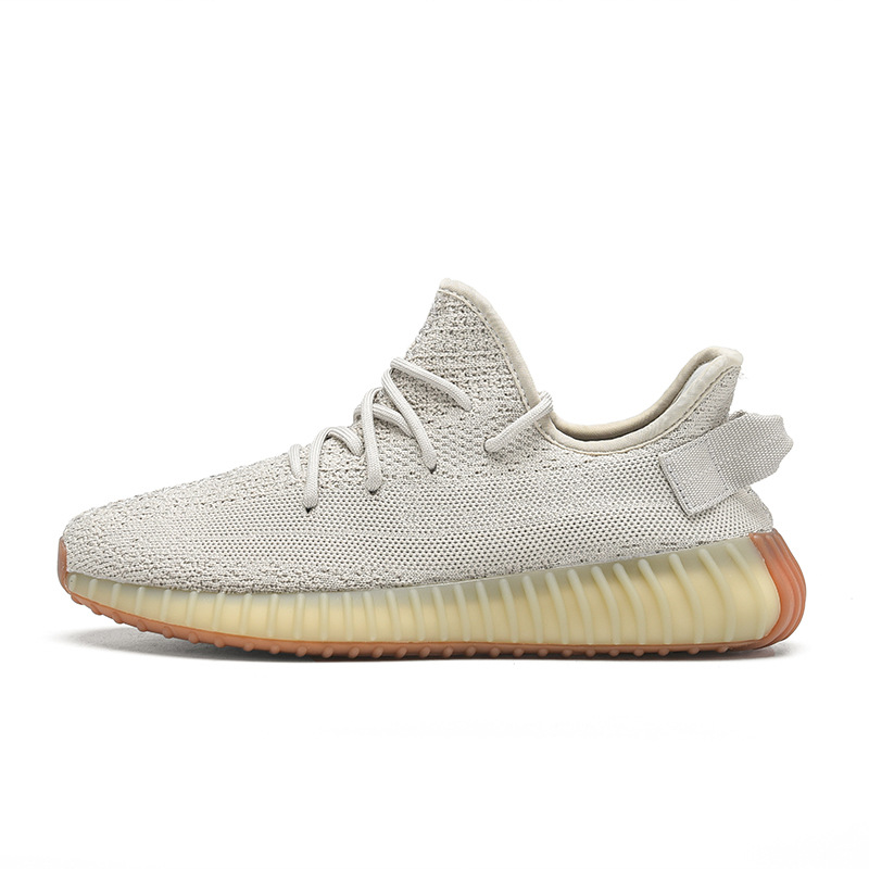 Putian High Version Coconut Shoes yeezy350v2 Dirty Orange Angel Black Gypsophila Running Shoes Men's Pure Original Fashion Shoes Women
