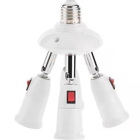 E27ねじ口一分二三四五六多頭灯座一回多拡張ランプヘッド変換器diy照明器具部品|undefined