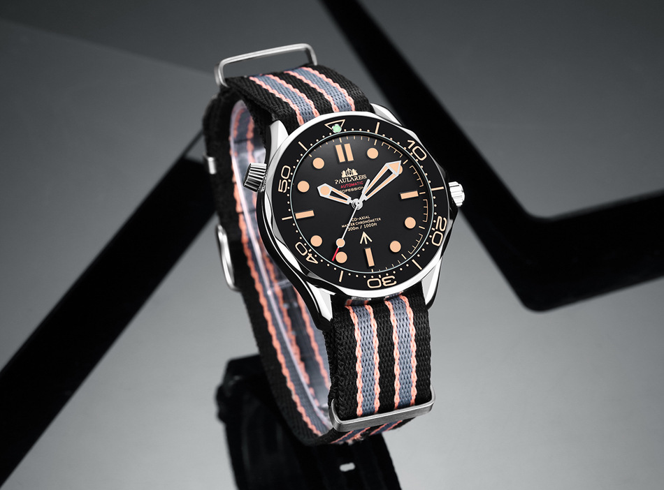Automatic mechanical luminous steel mesh belt men's watch AUTOMATIC WATCH_voghion.com