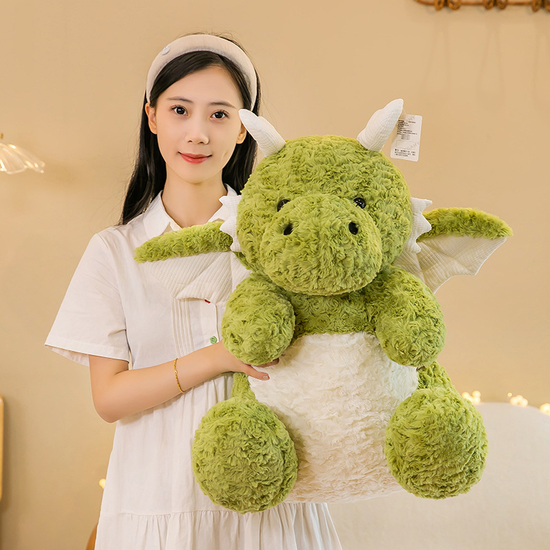 Cross-border Plush Toy Cute Little Dinosaur Doll Children Sleeping Pillow Dinosaur Doll Birthday Gift for Boys and Girls