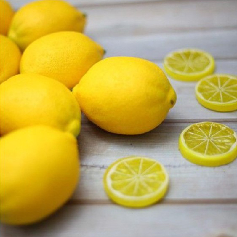 Simulation fruit simulation lemon model artificial lemon fake lemon photo props window decoration home decoration