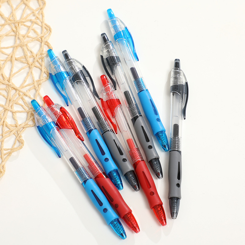 Press Gel Pen 0.5mm Black Press Office Signature Pen Student Examination Pen Carbon Pen High Color Value