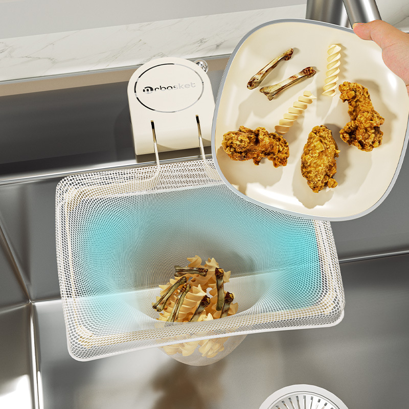Suction Type Kitchen Sink Filter Net Rack Leftover Leftover Anti-blocking Dish Basin Sink Kitchen Waste Drain Net Rack