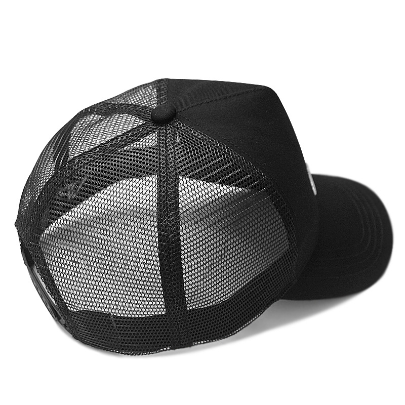 Big head circumference high hat men's summer baseball cap embroidery breathable duck tongue net cap a generation of factory outlets