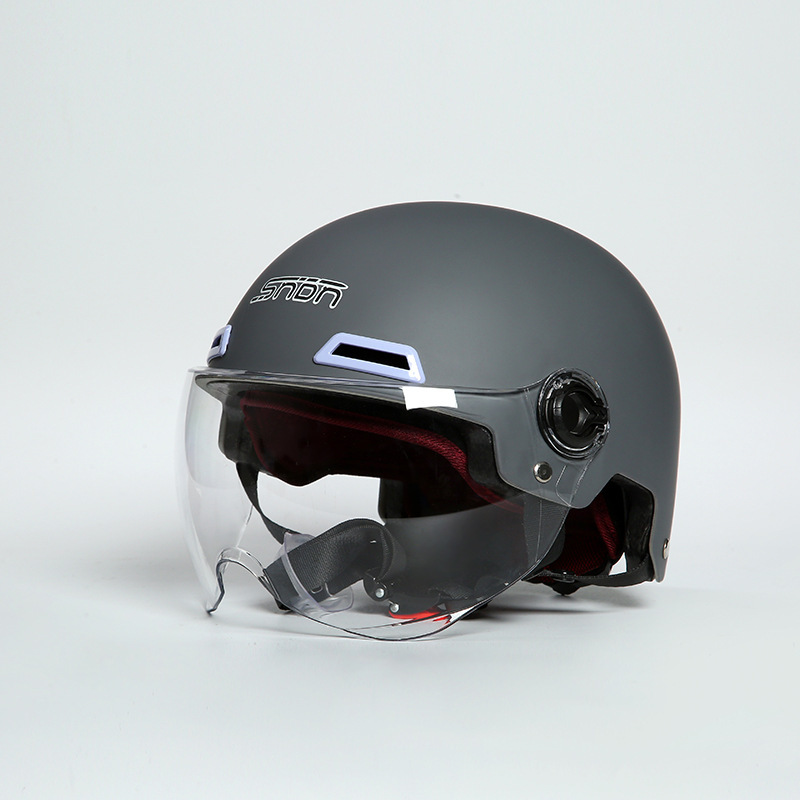 新型夏男女電気自動車ヘルメットファッション半ヘルメット多色軽帽電気自動車3c認証ヘルメット|undefined