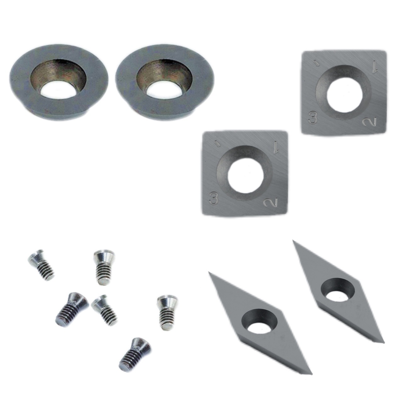 Foreign trade suit abandoned woodworking blade hard alloy tungsten steel round knife square knife diamond knife spiral